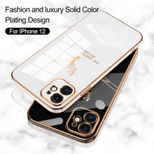 Load image into Gallery viewer, 2021 Luxury Deer Pattern Camera All-inclusive Electroplating Process Case For iPhone pphonecover
