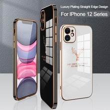 Load image into Gallery viewer, 2021 Luxury Deer Pattern Camera All-inclusive Electroplating Process Case For iPhone pphonecover
