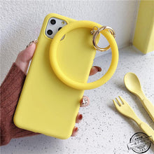 Load image into Gallery viewer, Luxury Fashion Leopard Print Wristband Soft Silicone Phone Case For iPhone pphonecover
