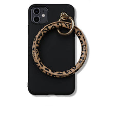 Load image into Gallery viewer, Luxury Fashion Leopard Print Wristband Soft Silicone Phone Case For iPhone pphonecover
