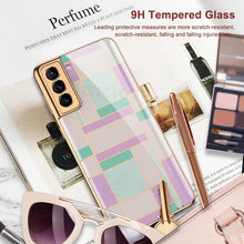 Load image into Gallery viewer, 2021 Luxury Plating Pattern Camera All-inclusive Electroplating Process Case For Samsung S21 S21 Plus S21 Ultra pphonecover
