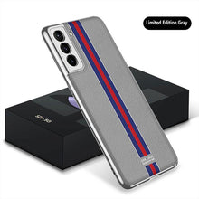 Load image into Gallery viewer, 2021 Luxury Foldable Leather Camera All-inclusive Protective Case For Sumsang Galaxy S21 S21Plus S21Ultra pphonecover
