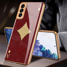 Load image into Gallery viewer, 2021 Fashion Plating Pattern Camera All-inclusive Electroplating Process Case For Samsung S21 S21 Plus S21 Ultra pphonecover
