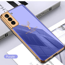 Load image into Gallery viewer, FLASH⚡SALE I 2021 Luxury Deer Pattern Camera All-inclusive Electroplating Process Case For Samsung S21 S21 Plus S21 Ultra pphonecover
