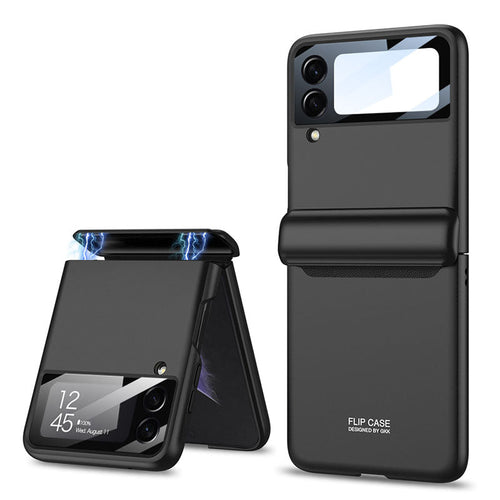 Magnetic All-included Shockproof Plastic Hard Cover For Samsung Galaxy Flip4 Flip3 5G pphonecover