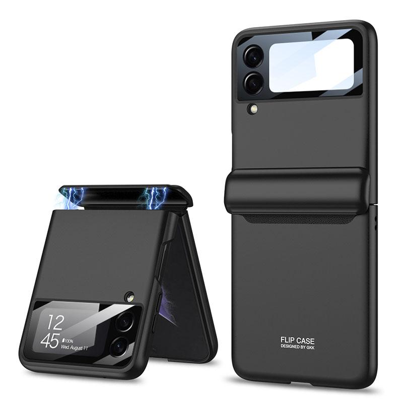 Magnetic All-included Shockproof Plastic Hard Cover For Samsung Galaxy Z Flip 3 5G pphonecover