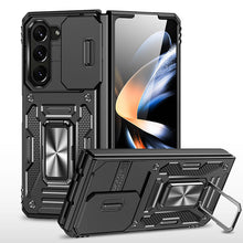 Load image into Gallery viewer, Samsung Galaxy Z Fold5 Case Armor Heavy Duty Shell Magnetic Car Holder and Lens Slide(Pre-sell)
