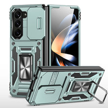 Load image into Gallery viewer, Samsung Galaxy Z Fold5 Case Armor Heavy Duty Shell Magnetic Car Holder and Lens Slide(Pre-sell)
