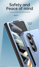 Load image into Gallery viewer, Anti-fingerprint Electroplating Galaxy Z Fold5 Case with Phone Front Screen Protector
