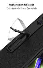 Load image into Gallery viewer, Leather Samsung Galaxy Z Fold5 Case With Film Kickstand
