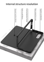 Load image into Gallery viewer, Samsung Z Fold5 Painted Plain Leather Business Protective Phone Case
