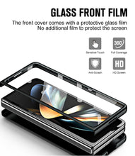 Load image into Gallery viewer, Plating Galaxy Z Fold5 Case with Front Screen Protector &amp; Hidden Stand
