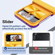 Load image into Gallery viewer, Anti-Slip Clear Acrylic Case for Samsung Galaxy Z Flip4 5G pphonecover
