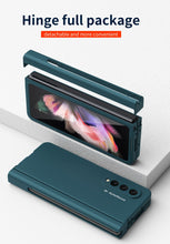 Load image into Gallery viewer, Samsung Galaxy Z Fold4 Hinge Case with Pen Slot Holder Hinge Case with Front Screen Glass Film pphonecover
