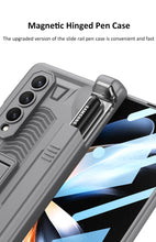 Load image into Gallery viewer, Shockproof Armor Cover For Samsung Galaxy Z Fold4 5G Case With Magnetic Hinge Slide Pen Slot &amp; Film pphonecover
