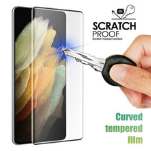 Load image into Gallery viewer, 2022 Tempered Full Curved Protective Glass For Samsung Galaxy S22 S21 Ultra Plus pphonecover
