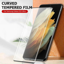 Load image into Gallery viewer, 2022 Tempered Full Curved Protective Glass For Samsung Galaxy S22 S21 Ultra Plus pphonecover
