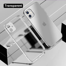 Load image into Gallery viewer, 2022 Luxury Square Frame Plating Clear Phone Case For iPhone 14 13 12 11 Pro Max pphonecover
