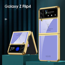 Load image into Gallery viewer, Luxury Electroplated Samsung Galaxy Z Flip4 Case WIth Deer Pattern pphonecover
