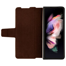 Load image into Gallery viewer, Samsung Galaxy Z Fold4 5G Leather Case with Spen Slot pphonecover
