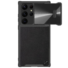 Load image into Gallery viewer, CamShield Leather Case for Samsung Galaxy S23, Galaxy S23 Plus, Galaxy S23 Ultra

