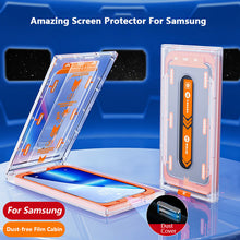 Load image into Gallery viewer, Glare Guard Screen Protector For Samsung Galaxy S22 S23 Plus With Dust-free Film Cabin | Electrostatic Cleaning Technology
