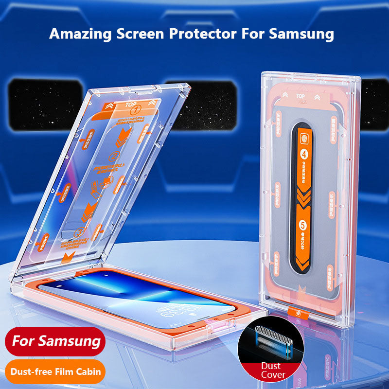 Glare Guard Screen Protector For Samsung Galaxy S22 S23 Plus With Dust-free Film Cabin | Electrostatic Cleaning Technology